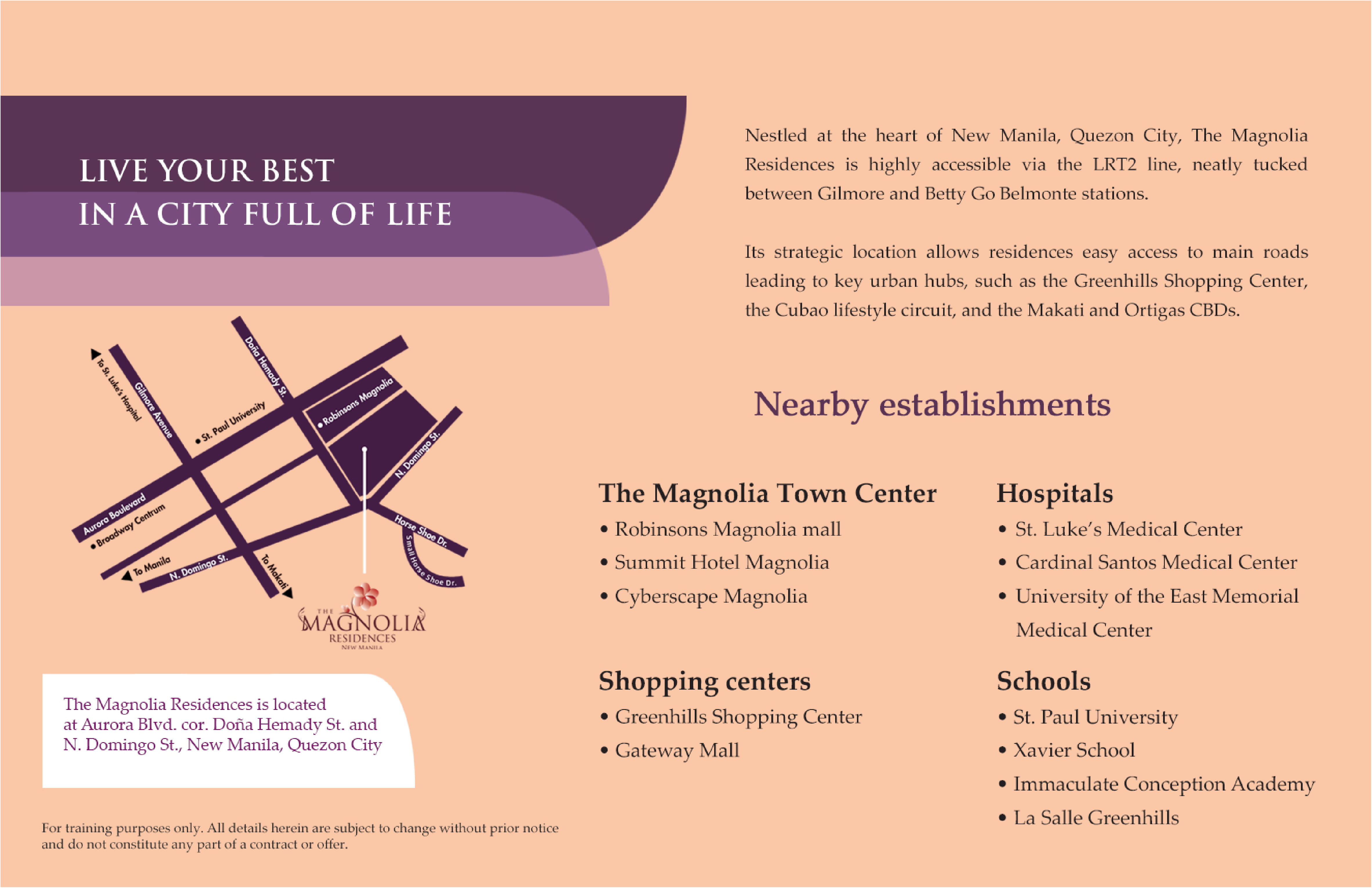 Magnolia Residences Location